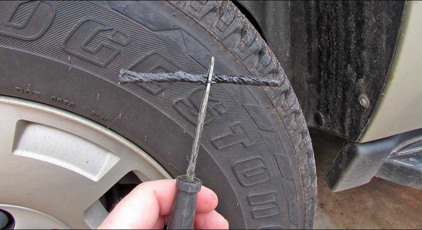 how to patch a tire