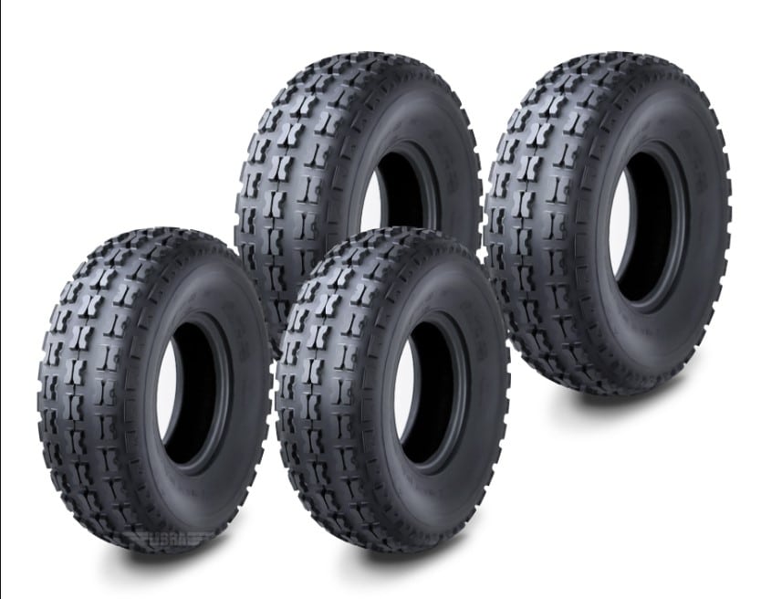 Set of 4 WANDA ATV Tires 19X7-8 Front & 18X9.5-8