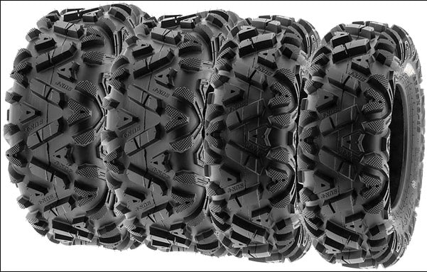 SunF 25x8-12 25x10-12 ATV UTV Tires 6 PR Tubeless A021