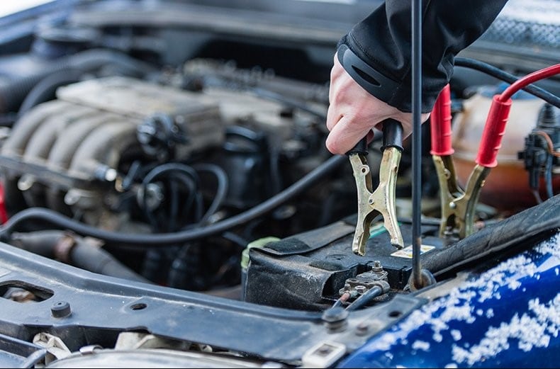 Maintaining a car battery after not driving